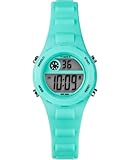 Timex Time Machines Kinderuhr, 27 mm, blaues Armband aus Kunstharz, digitales Zifferblatt, blaues Gehäuse TW2W92600
