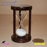 Lauschaer Glaskunst Teesanduhr Laufzeit 4 min