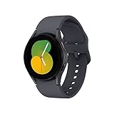 Samsung Galaxy Watch5, Runde Bluetooth Smartwatch, Wear OS, Fitnessuhr, Fitness-Tracker, 40 mm, Graphite