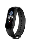 Xiaomi Mi Band 5 Global Version Fitness-Armband, 2,7 cm (1,1 Zoll), AMOLED-Farbdisplay, Unisex, Schwarz, 1 Stück (1er Pack)