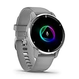 Garmin Venu 2 Plus – GPS-Fitness-Smartwatch mit Bluetooth Telefonie und Sprachassistenz. Ultrascharfes 1,3“ AMOLED-Touchdisplay, Fitnessfunktionen, Garmin Music und Garmin Pay