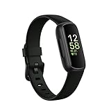 Fitbit Inspire 3 by Google – Gesundheits- & Fitness-Tracker Damen / Herren - Herzfrequenzmessung, Stressmanagement, Schlafanalyse & bis zu 10 Tage Akkulaufzeit – Fitnessuhr kompatibel mit Android/iOS