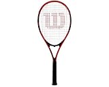 Wilson Federer Adult Tennis Racket Without Cover, Red/Black, L2