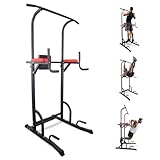 Mobiclinic® fitness, Power tower dip station, Klimmzugstange freistehend, Multifit, Höhen- und rückenverstellbar, Europäische marke, Multifunktionsturm, Stabil, Fitnessstudio zu hause