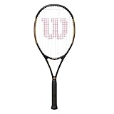 wilson Serena Erwachsene Tennisschläger Elite 103, Schwarz/Gold (Grip 2 (4 1/4'')), Einheitsgröße