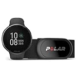 Polar Pacer Pro & H10 – Moderne GPS-Sportuhr & Herzfrequenzsensor, Pulsuhr, Smartwatch für Männer und Frauen, Laufuhr Training, Schlafüberwachung und Activity Tracker, Grey/Black