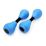 Water Aerobics Dumbbells, 2er-Set Wasserübung Kurzhanteln, Schaumstoff Hanteln für Wassergymnastik Aquafitness Aquajogging Wassersport, Aqua Fitness Hanteln, Wasserhanteln Erwachsene Männer Frauen