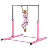Mosebears Gymnastikstange, Heimgymnastikausrüstung für Kinder im Alter von 3–15 Jahren, stabile Stahlkonstruktion, rutschfest, einfach zu montieren, 90 bis 150 cm, höhenverstellbar