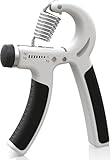 Happymots - Hand Grip | 5-60kg Einstellbarer Handtrainer | Hand- und Griffkrafttrainer | Finger-, Handgelenk- und Unterarmkrafttrainer