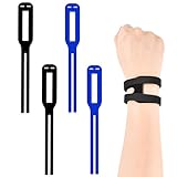 KSBBHDS 2 Paar Handgelenkstützen, Handgelenkstütze, Handgelenk-Widgets, bequeme Armbänder, aus Armbändern, Unisex, perfekt für Tennis, Golf, kann Schmerzen lindern (blau, schwarz)