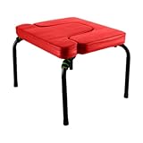 JISADER Yoga Kopfstandbank Praxis Kopfstand Yoga Inversion Stuhl Yoga Kopfstand Hocker, Rot Keine Matte