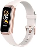 ZuJxiou Fitness Tracker 1,10' Screen Smartwatch Herren Damen, Aktivitätstracker Fitnessuhr Smart Watch mit 24h Herzfrequenz, Schlaf, Blutdruck Monitor, Sportuhr für iOS Android (Weiß)