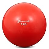 ProsourceFit Weighted Toning Exercise Balls for Pilates, Yoga, Strength Training and Physical Therapy, 2 lb to 8 lb, Color Coded