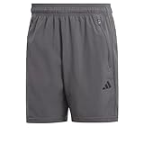 adidas Herren Train Essentials Woven Training Shorts, Grey Five/Black, XL 7 inch
