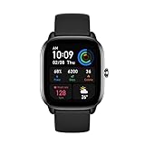 Amazfit GTS 4 Mini-Smartwatch mit integrierter 24-Stunden-Herzfrequenz- und Blutsauerstoffüberwachung von Alexa, 5 Satellitenortungssysteme, 120+ Sportmodi, 5 ATM-Fitness-Tracker