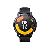 Xiaomi Watch S1 Active Smartwatch (1,43' AMOLED HD; 117 Trainingsmodi; Überwachung von SpO2, Herzfrequenz & Schlaf; Bluetooth; NFC; GPS, 5 ATM, bis zu 12 Tage Akku, Alexa) Schwarz, XM100024