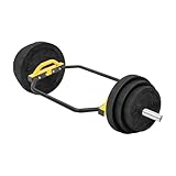Hexagon Hantelstange Trap Bar 142cm Hebefähigkeit 150KG Olympic Bar Langhantel für Kniebeugen, Kreuz- und Schulterheben