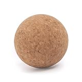 Kork-Massageball, Massageball-Set, ideal für Rücken- und Muskelmassage, nachhaltiger Triggerpunktball, Triggerpunkt-Therapieball zur Muskelverspannung, 1 Stück (8 cm)