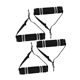 PAMINGONO 2 Paar Fitness-Zuggriff sportgeräte Sport geräte Gummibandgriff Training geräte Sport Accessoires turnbody Stabiler Zuggriff Armmuskeltrainingsgriff tragbarer Fitnessgriff Schleife