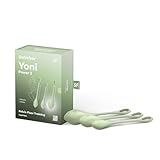 Satisfyer Yoni Power 2 Liebeskugeln | 3er Set Beckenboden-Trainer aus Silikon | Kegelballs für Damen | 22-73 g und 2-3 cm | Für Anfänger & Fortgeschrittene | Medizinisches Silikon | Hellgrün