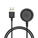 kwmobile USB Kabel Charger kompatibel mit Polar Vantage V / V2 / Vantage M/Ignite/Ignite 2 / Grit X Pro/Grit X Ladekabel - Smart Watch Ersatzkabel - Fitnesstracker Aufladekabel in Schwarz