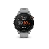 Garmin Unisex – Erwachsene Forerunner 255S GPS-Laufuhr, Hellgrau/Schwarz, One Size