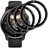 Beukei Panzer Schutz Glas für Garmin Venu 2 Plus, 3 Stück Panzer Folie[Anti-Kratzen][Sans Bulless][Fingerabdruck kompatibel][9H Härte] Handyfolie