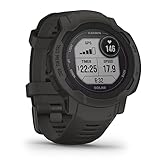 Garmin Instinct 2 Solar – GPS-Smartwatch mit unendlicher Akkulaufzeit im Smartwatch-Modus, über 40 Sport-Apps, Garmin Pay, Trainingszustand, Fitnessalter, Schlafanalyse uvm (Generalüberholt)