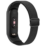 Wanme Armband für Xiaomi Mi Band 6/Mi Band 5/Mi Band 4/Mi Band 3 Armband, Weiches Elastisch Nylon Ersatzarmband für Amazfit Band 5/Xiaomi Mi Band 7/6/5/4/3 für Damen Herren