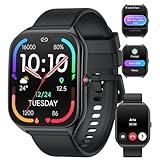 Smartwatch für Herren Damen, 100+ Sportmodi, Herzfrequenz- und Schlafmonitor, Schrittzähler, Smartwatches für Android iOS, Smartwatch (Annehmen/Telefonieren), IP68 Wasserdicht Fitness Tracker