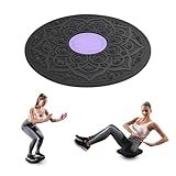 Balance Board, Gleichgewichtstrainer Erwachsene Kinder, Wackelbrett Physiotherapie, Therapiekreisel, Balance Training Equipment, Balancegeräte für Rehabilitation und Fitness, Ø 30cm (Violett)
