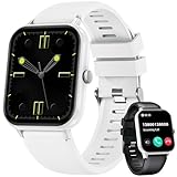 Smartwatch mit Telefonfunktion Fitnessuhr Sport Uhren -1.83 Zoll Smart Watch Herren Damen mit Wasserdicht Herzfrequenz Schlafmonitor Schrittzähler Fitness Armbanduhr 100 Sportmodi Uhr für iOS Android