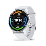 Garmin Venu 3 – GPS-Fitness-Smartwatch mit Bluetooth Telefonie und Sprachassistenz, Ultrascharfes 1,4 / 1,2 Zoll AMOLED-Touchdisplay, Fitnessfunktionen, Garmin Music, Garmin Pay und Rollstuhlmodus