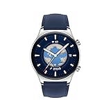 HONOR Watch GS 3 Blue, SmartWatch mit 1,43' AMOLED Touchscreen, Fitness Watch mit Herzfrequenzmesser, Schlaf- und Blutsauerstoff-Überwachung für Android, GPS, 14 Tage Akkulaufzeit, One Size