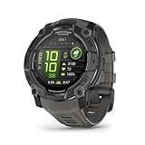 Garmin Instinct 3 50mm AMOLED – GPS-Multisport-Smartwatch, 1,3' AMOLED-Display, bis zu 24 Tage Akkulaufzeit, 80+ Sport-Apps, Health Coach, Multi-Satellitenempfang, LED-Taschenlampe, Notifications