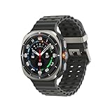 Samsung Galaxy Watch Ultra (2025) Smartwatch mit Galaxy AI, Fitness-Uhr, Marine Band, Titan-Gehäuse, Schnellbutton, Dual-GPS, 64 GB Speicher, 47 mm, LTE, Titanium Silver, 3 Jahre Herstellergarantie