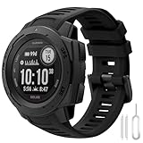 Armband Garmin Instinct 2, Silikon Weiches Armbänder 22mm Ersatzarmband Sport Armband für Garmin Instinct, Instinct Tactical, Instinct Tide, Instinct Esports, Instinct Solar