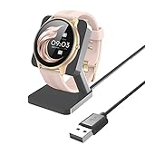 Blueshaweu Ladegerät Kompatibel mit AGPTEK Smartwatch 1,3 Zoll, USB Ladekabel Schnellladegerät Lade Dock für AGPTEK LW11 Smartwatch (schwarz)