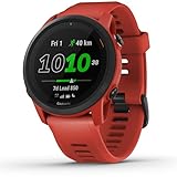 Garmin Forerunner 745 – GPS-Triathlonuhr mit individuellen Trainingsplänen, speziellen Lauffunktionen und detaillierter Trainingsanalyse. 1,2“ Farbdisplay, Akkulaufzeit bis zu 1 Woche, wasserdicht