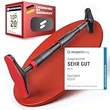 Klimmzugstange mit innovativer Gear-Lock Funktion | sicher & schnell ohne Schrauben im Türrahmen ansetzen | Indoor Pull Up Bar individuell anpassbar bis 90 cm | SPORTSTECH KS260 / KS270 inkl. eBook
