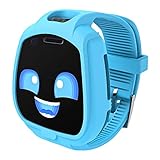 Polyjoy Sport Armband Kompatibel mit Little Tikes Tobi 1 2 Roboter Smartwatch, Ersatz Weich Silikon Sport Gurt mit Hülle Schutzhülle Stoßfest Kinderschutzhülle- Blau（Beinhaltet Keine Uhr）