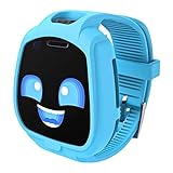 Polyjoy Sport Armband Kompatibel mit Little Tikes Tobi 1 2 Roboter Smartwatch, Ersatz Weich Silikon Sport Gurt mit Hülle Schutzhülle Stoßfest Kinderschutzhülle- Blau（Beinhaltet keine Uhr）