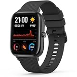 Mugust Armband für Amazfit GTS 2 Mini/Amazfit GTS 4 Mini Armband für Damen und Herren, Verstellbarer klassischer Sport Ersatzarmband mit Amazfit GTS 2/GTS 3/GTS 4/GTS 2e/GTS (Schwarz)