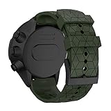 RongYooo Ersatzarmbänder für SUUNTO 9 Baro/für SUUNTO 9 Armband (kompatibel für SUUNTO 9 Baro/für SUUNTO 9) Edelstahlarmband. (Armeegrün)