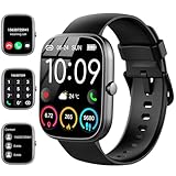 Smartwatch Herren Damen, 1,91' HD Smartwatch Damen mit Telefonfunktion, Smart Watch Fitnessuhr 113+ Sportmodi, IP68 Wasserdicht, Sportuhr mit Herzfrequenz Schlafmonitor Schrittzähler, für Android iOS