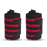 Breeshy 1 Paar Handgelenkbandagen, Stützschiene für Handgelenk, zusätzliche Kraftgurte für Gewichtheben, Handgelenksbandagen für Fitness im Fitnessstudio A