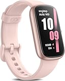 anyloop Fitness Tracker, 1.47'' Smartwatch Damen Herren mit Herzfrequenz SpO2 Schlafmonitor Schrittzähler, IP68 Wasserdicht Fitnessuhr, 20+ Sportmodi Aktivitätstracker für Android iOS, Rosa