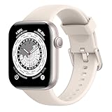 Smartwatch Damen Herren, 1,85' HD Touch Fitnessuhr mit Telefonfunktion, 140+Sportmodi Smart Watch Fitness Tracker mit Pulsmesser Schlafmonitor Schrittzähler, IP68 Wasserdicht Sportuhr für iOS Android