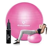 #DoYourFitness Gymnastikball inkl. Ballpumpe | Fitness Sitzball in 55cm bis 85cm | Anti-Burst | Trainingsball für Yoga, Pilates, Gym, Büro & Schwangerschaft | Fitnessball & Balance für Core-Training