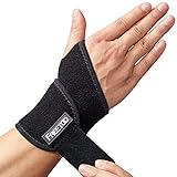 FREETOO Handgelenk Bandagen Fitness, Bandage Handgelenk [Rechts/Links], Handgelenkstütze Damen und Herren für Sehnenscheidenentzündung, Kompression Handgelenkschoner für Kraftsport, Crossfit